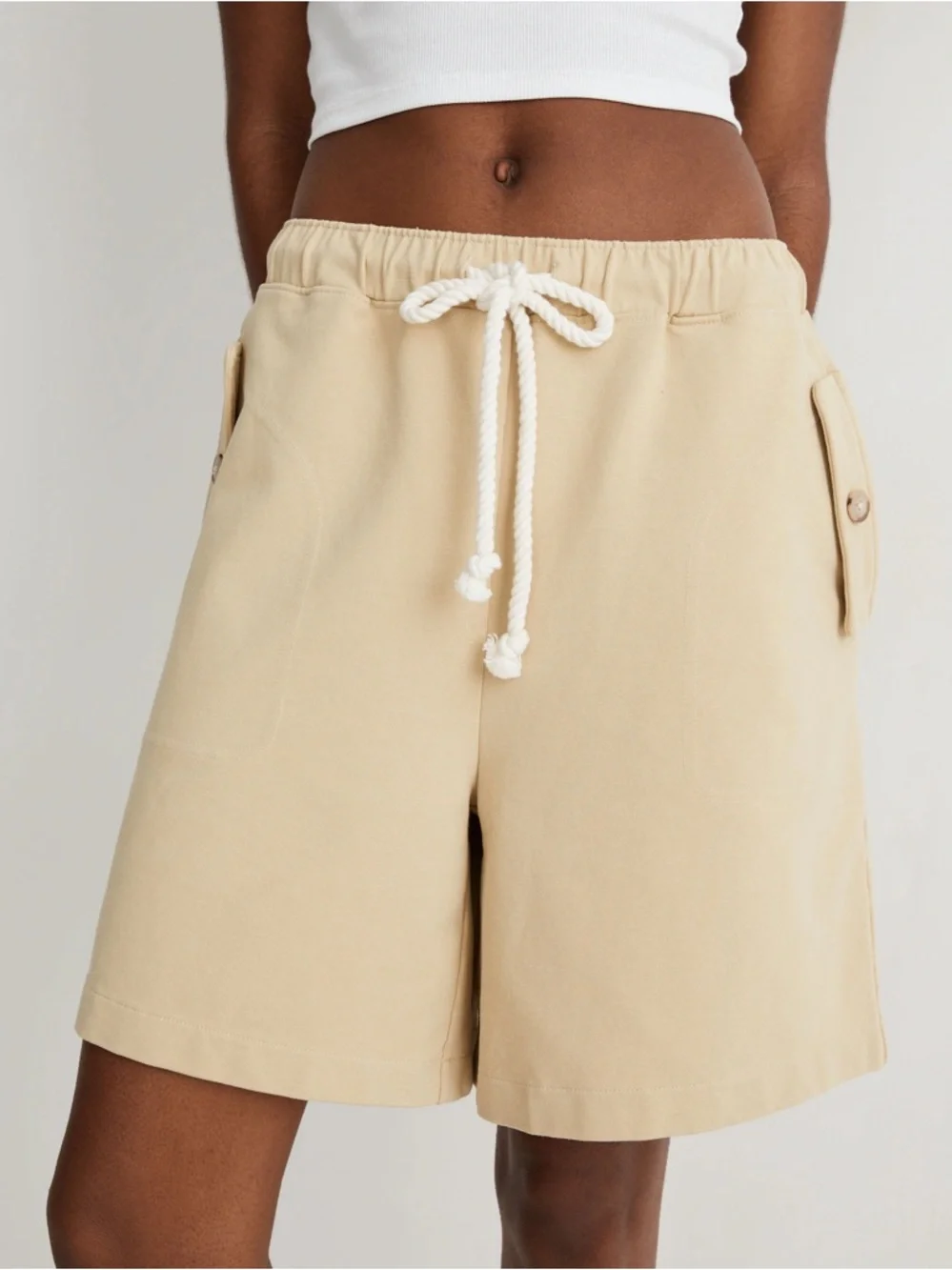 Madewell Structured Terry Pull-on Shorts